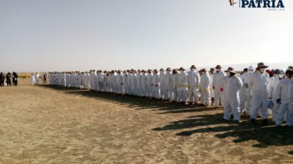 Limpieza del Lago Uru Uru por más de mil voluntarios