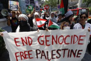 Protestas por Palestina en Bangkok