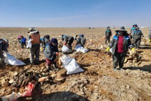 Campaña de limpieza lago Uru Uru