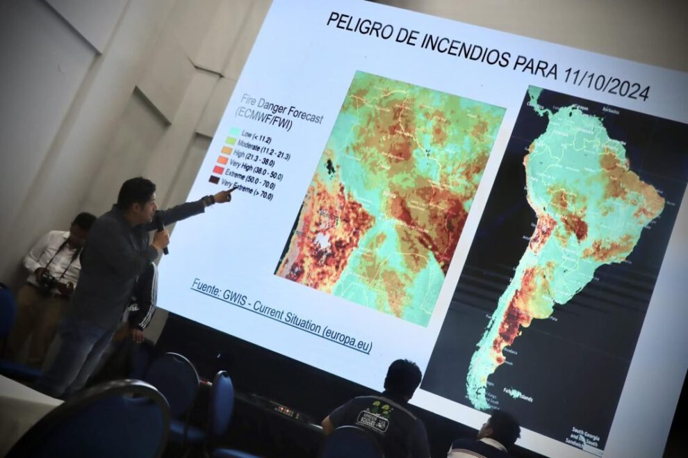 Incendios en Bolivia según el ministro de Medio Ambiente Alan Lisperguer