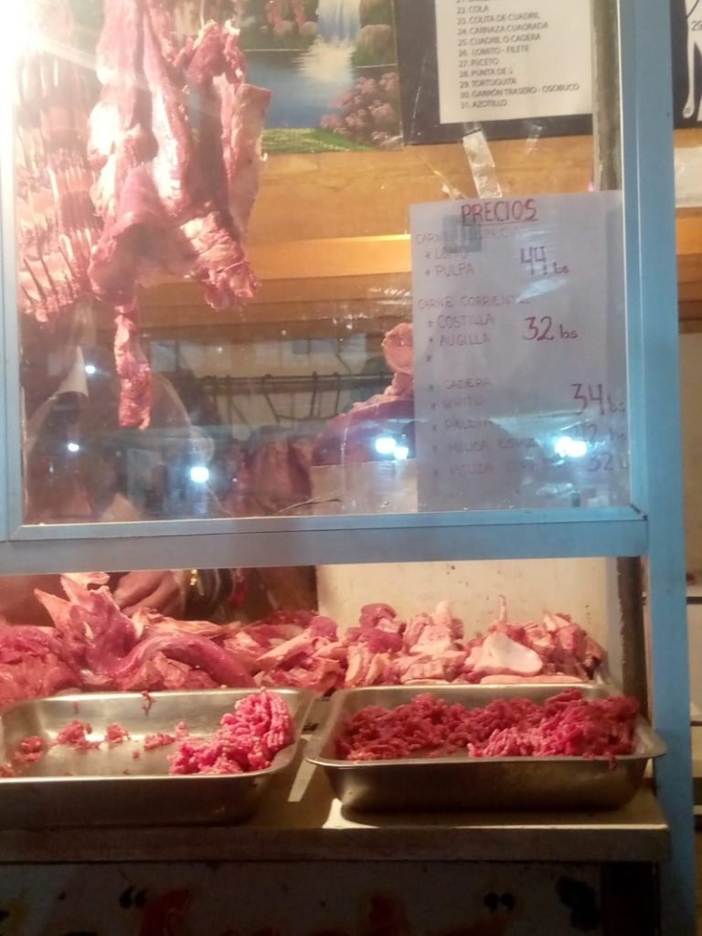 Incremento de la carne de res en Oruro
