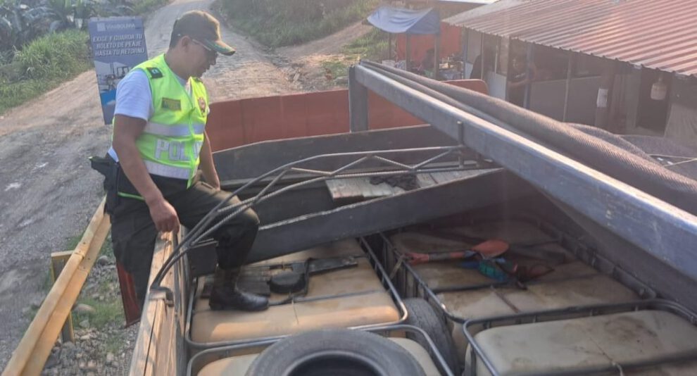 confisca 10.000 litros de diésel en operativo