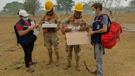 Atención médica en Beni tras incendios forestales