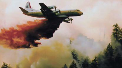 combate contra incendios forestales en Bolivia