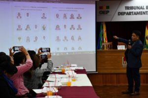 Faceta del taller sobre el sistema electoral y reglamentación de las elecciones judiciales 2024