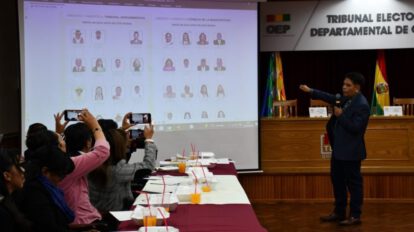 Faceta del taller sobre el sistema electoral y reglamentación de las elecciones judiciales 2024