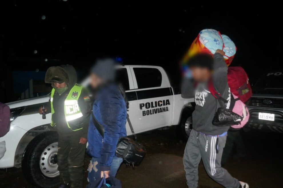 traslado ilegal de extranjeros en Oruro