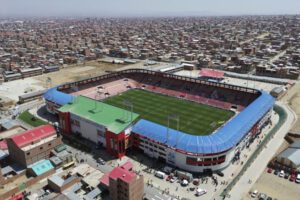 Bolivia contra Colombia en el estadio Municipal de El Alto