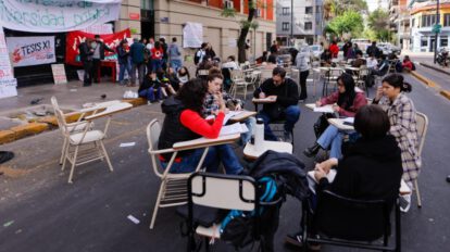 Conflicto educativo en Argentina durante protesta estudiantil