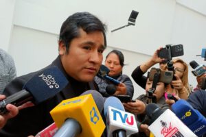 Israel Huaytari defiende que no hay delito en denuncia contra Luis Arce