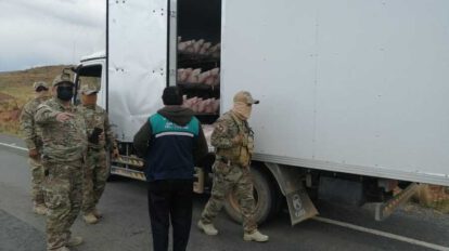 Imagen referencial sobre el contrabando de alimentos