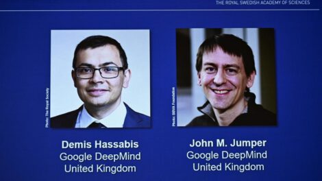 Premio Nobel de Química por el uso de IA en estructuras proteicas