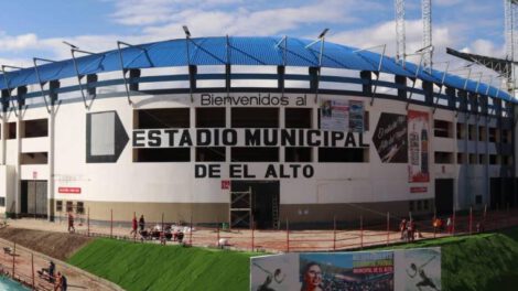 Controles de seguridad en el partido Bolivia vs Colombia