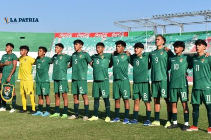 Selección boliviana Sub-15 en el Sudamericano