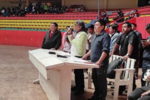 Transporte urbano Oruro en marcha en defensa de ley y estudio de costos