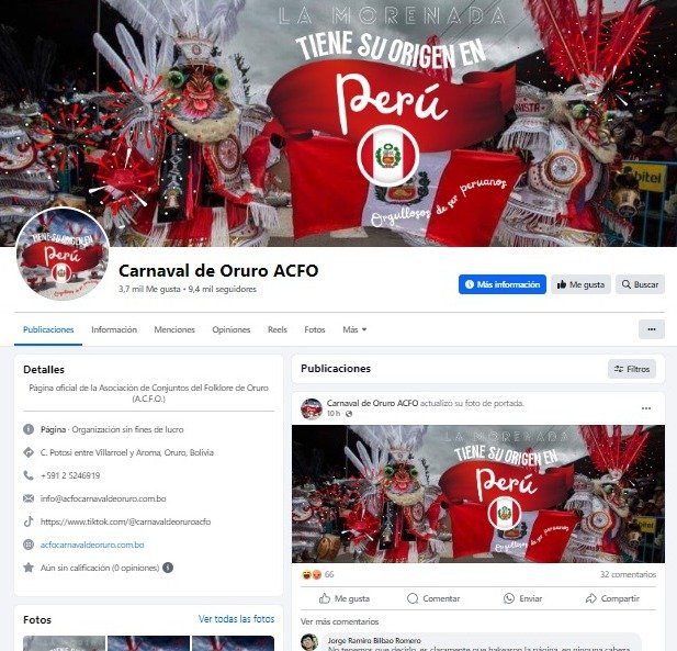 Ataque cibernético a las cuentas de Facebook de la ACFO