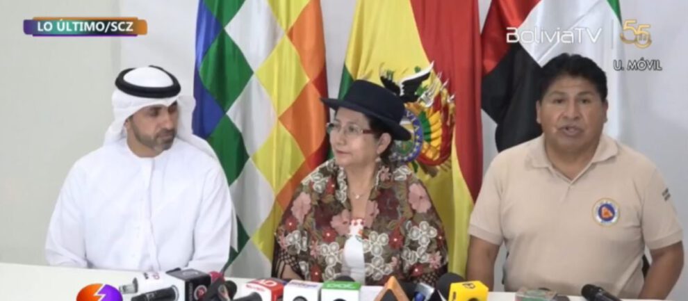 Emiratos Árabes Unidos ayuda humanitaria a familias afectadas por los incendios en Bolivia