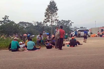 bloqueos en Cochabamba por crisis económica