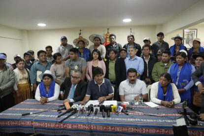 Evo Morales bloqueos en medio de investigaciones sobre presuntos delitos