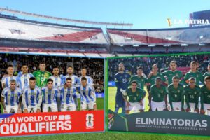 Bolivia contra Argentina en el partido de eliminatorias para la Copa Mundial 2026