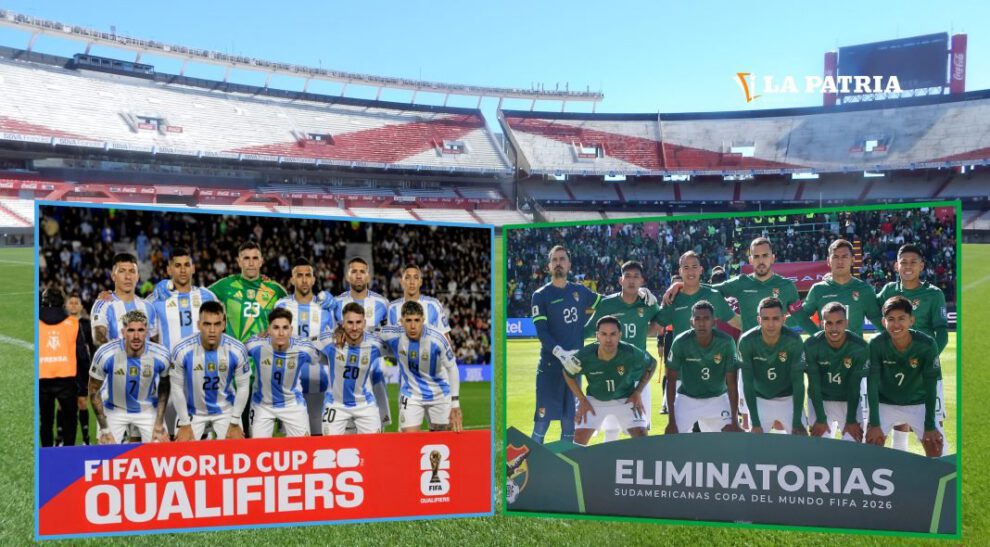Bolivia contra Argentina en el partido de eliminatorias para la Copa Mundial 2026