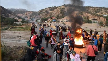 bloqueos en Cochabamba
