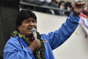bloqueos en defensa de Evo Morales