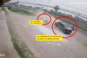 Accidente de tránsito en Warnes