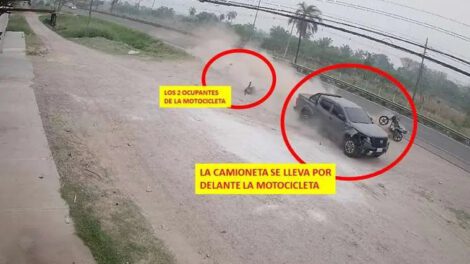 Accidente de tránsito en Warnes