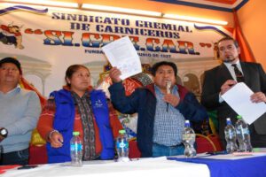 paro de carniceros en La Paz por aumento de precios