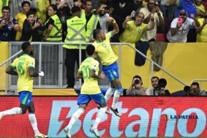 Brasil goleó a Perú en las eliminatorias del Mundial 2026