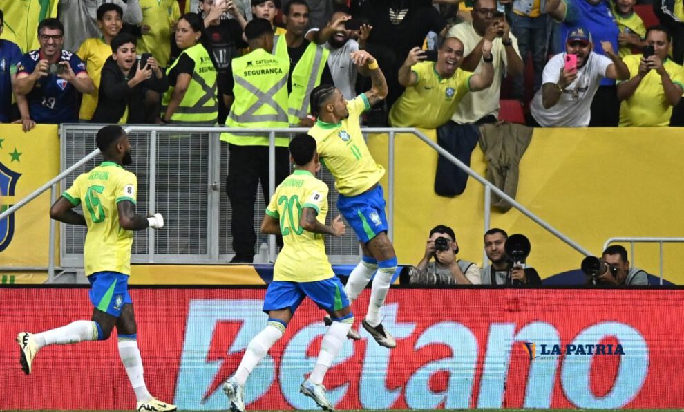 Brasil goleó a Perú en las eliminatorias del Mundial 2026