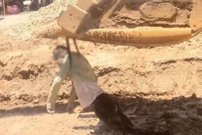 hallazgo del cadáver de un adolescente en una zanja inundada