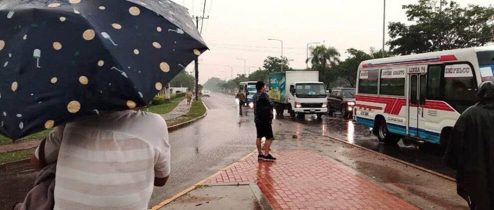 Lluvias torrenciales en Santa Cruz