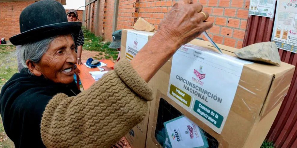 Pobladores participaron en las elecciones judiciales