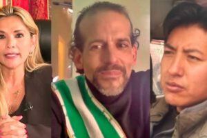 Traslado de Camacho, Pumari y Áñez para el juicio del caso Golpe de Estado I