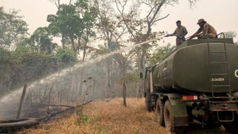 Incendios forestales en Santa Cruz tras lluvias