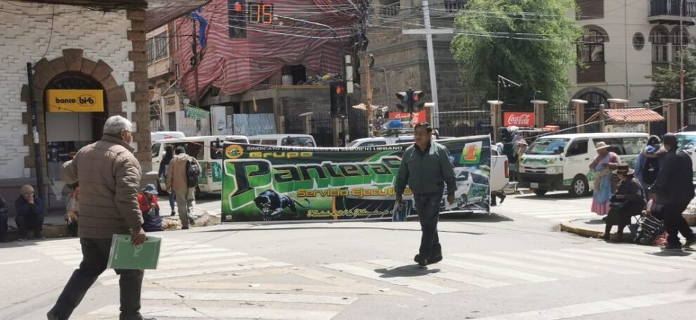Movilizaciones por tarifas de pasajes en Oruro