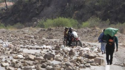 Bloqueos en Bolivia reportados en la ruta de Cochabamba