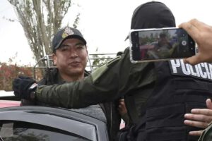 Marco Antonio Pumari en el penal de San Pedro