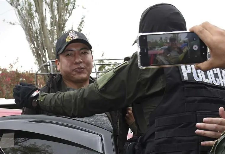 Marco Antonio Pumari en el penal de San Pedro