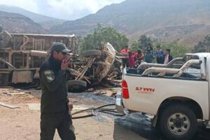 Accidente en Chuquisaca que cobra la vida de un profesor y tres estudiantes