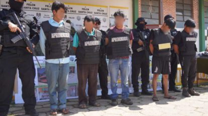 Aprehensión de cinco personas por destrozos en los Valles cruceños