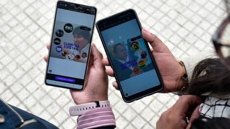 Disputa interna del MAS en redes sociales