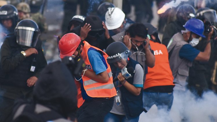 Agresiones a periodistas en las Américas
