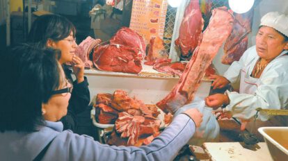 Paro de carniceros en El Alto