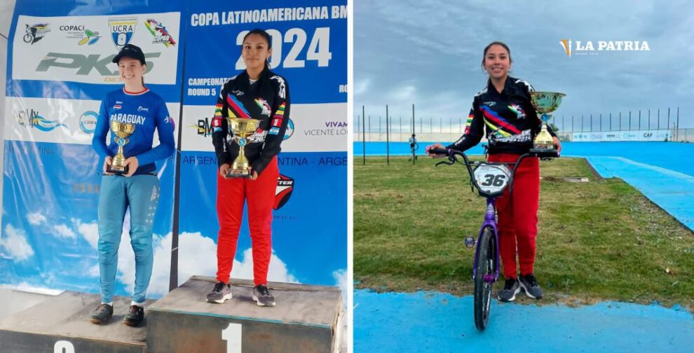 Thiare Urrelo campeona BMX en la categoría 17-24 años