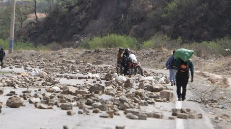 Bloqueos viales y la muerte de Jonathan Jiménez