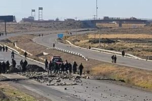 Bloqueo en Caracollo