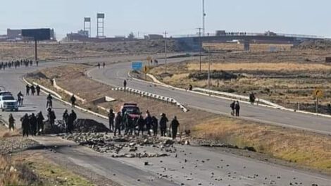 Bloqueo en Caracollo